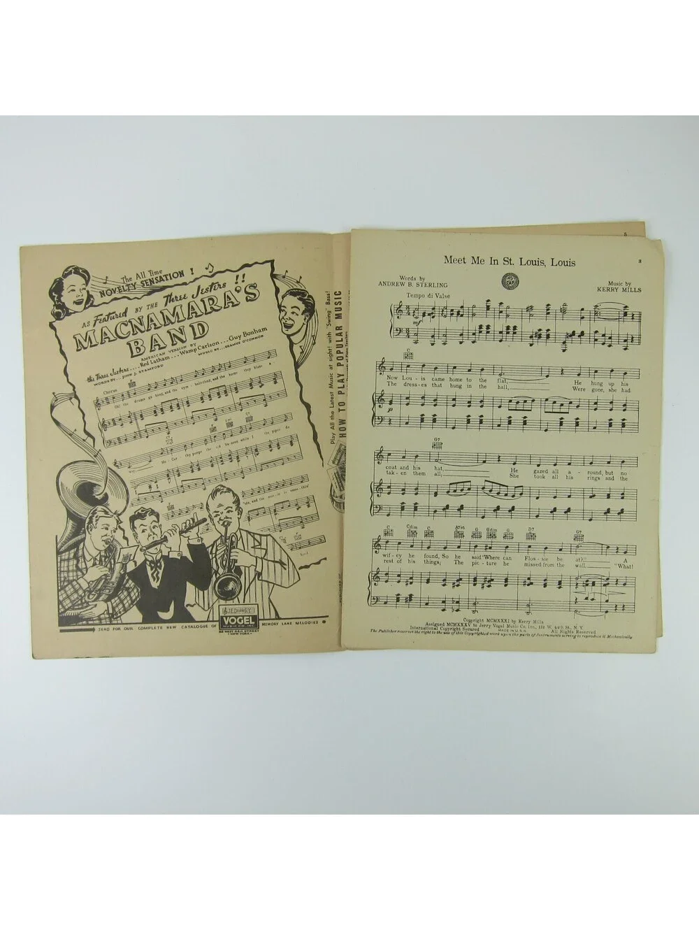Sheet Music Meet Me In St. Louis Louis Judy Garland Film Vintage 1935